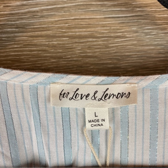 For Love and Lemons Leslie Mini Dress NWT Size L - Picture 9 of 10
